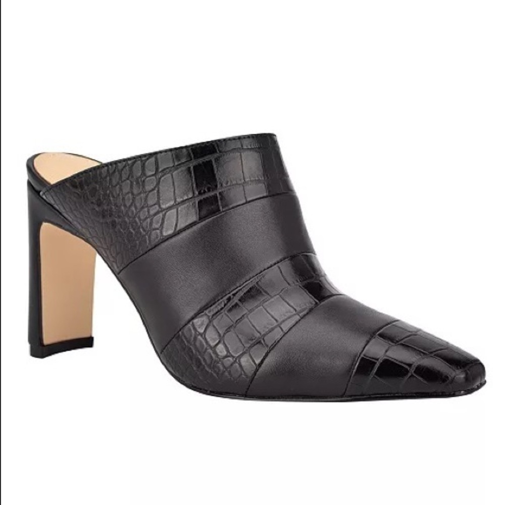 Women's Nine West Iella Clog, Size 7.5 M - Black